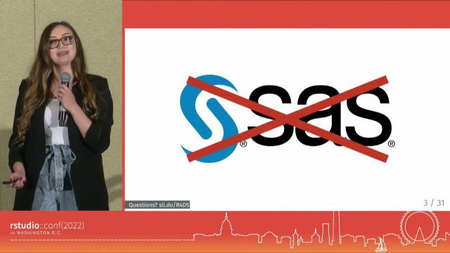 Melissa Van Bussel | Achieving a seamless workflow between R, Python and SAS from within RStudio